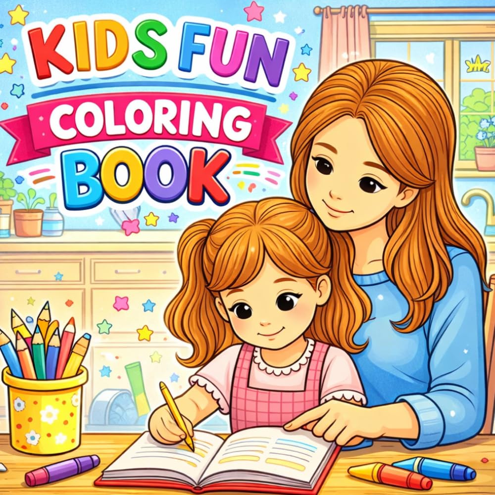 Kids coloring book: Kids Fun Coloring Book