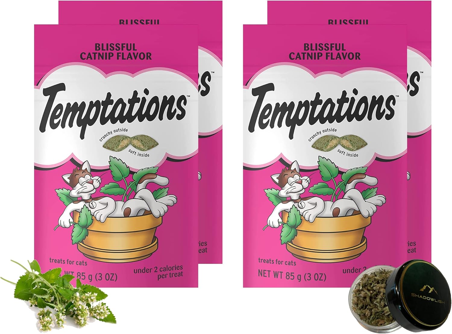 Shadowlish Temptations Classic Cat Treats Bundle with a