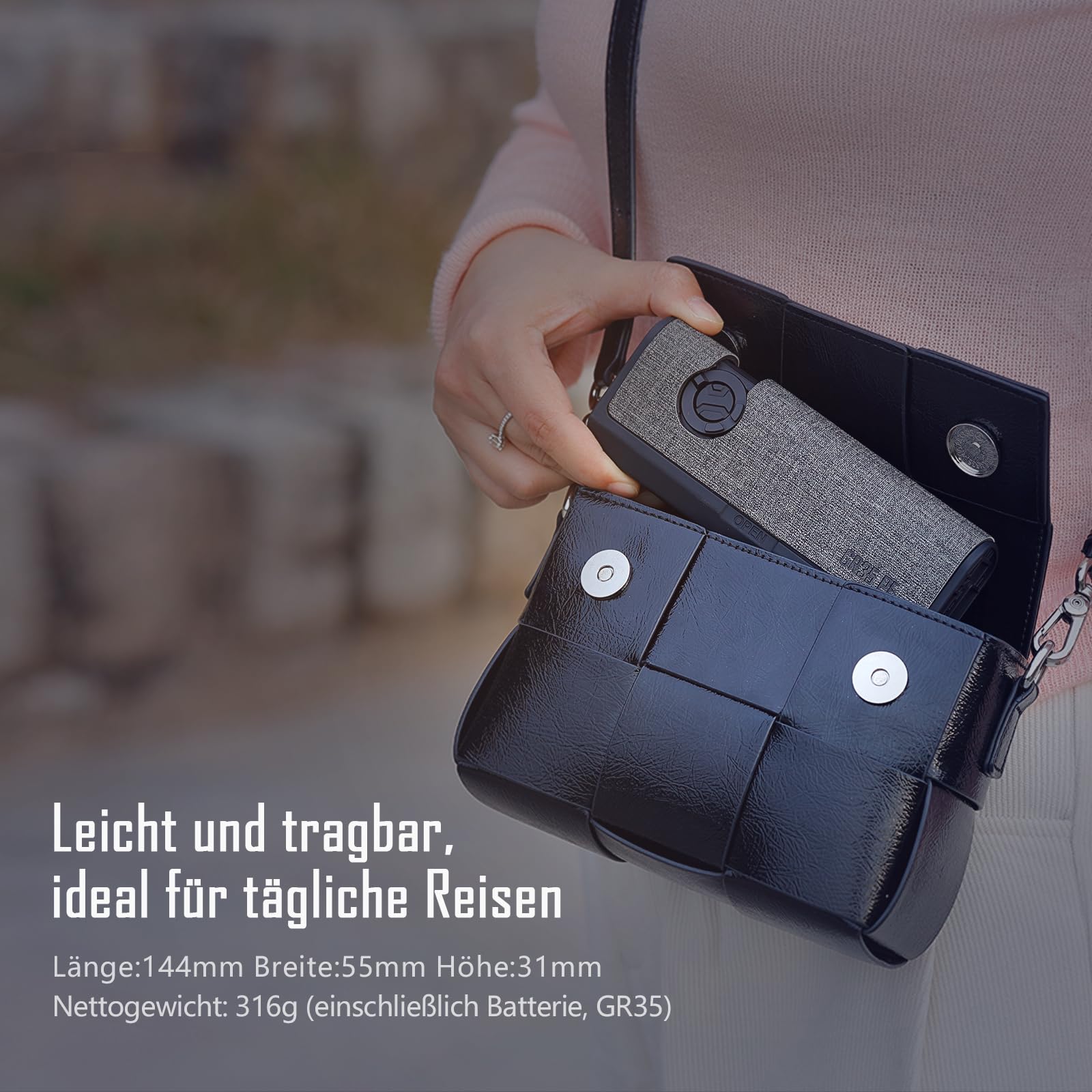 IMALENT GR35 led Taschenlampe mit UV Licht und rotem Licht，2800 Lumen，robuster flache Taschenlampe mit rotem Licht，Magnetischer oder USB-C Anschluss für Outdoor,IP68 Wasserdicht(mit Ladebox)