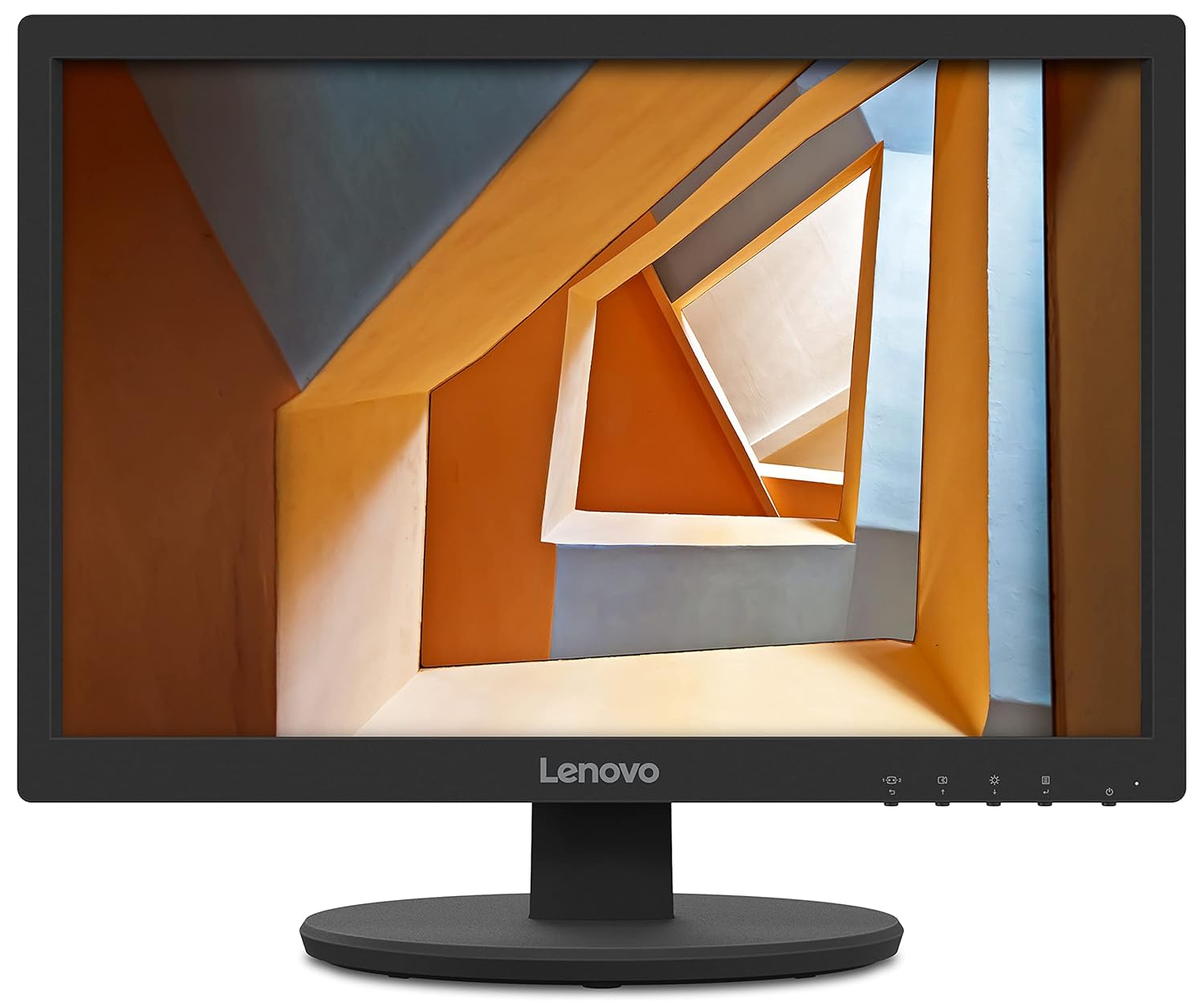 Lenovo 19.5″ Near Edgeless Monitor, 16:10 1440×900 Ratio, 60Hz, 4ms, 250 nits, 178° Viewing Angle, HDMI, VGA, Tilt Stand, VESA Mount, TUV Rheinland Low Blue Light, D20-20 (Raven Black), 66C4KAC1IN