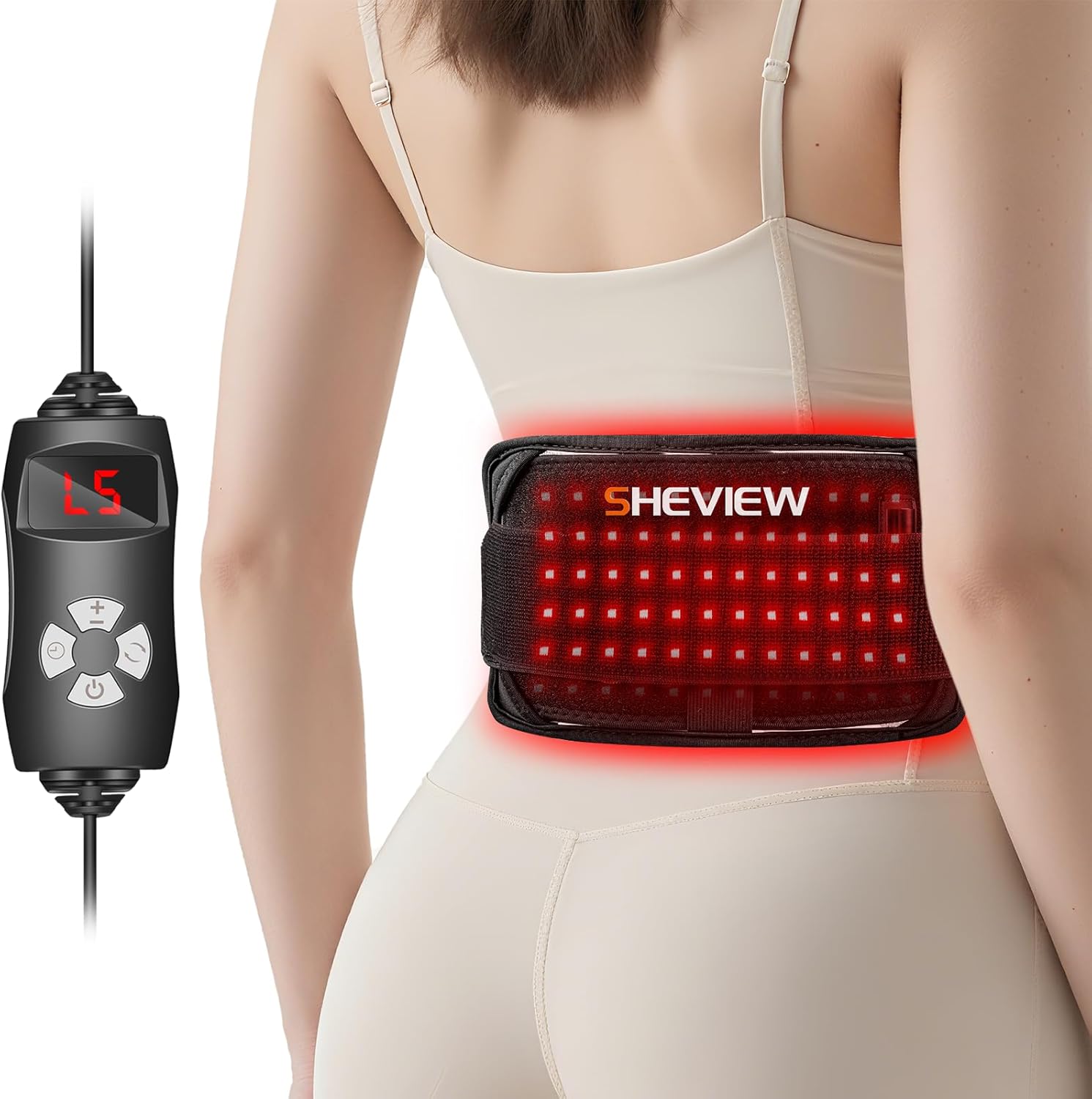 Infrared Red Light Therapy for Body, Red Light Therapy Pad with 660nm Redlight & 850nm Infrared Light Therapy Belt for Lower Back Neck Knee Feet - Image 8