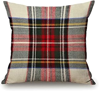 29 Entryway Wall Ideas Guests Will Notice The Moment They Walk In 49 Plaid Pillow Cover 18x18 Inch, Scottish Tartan Red and White Wool Plaid ...