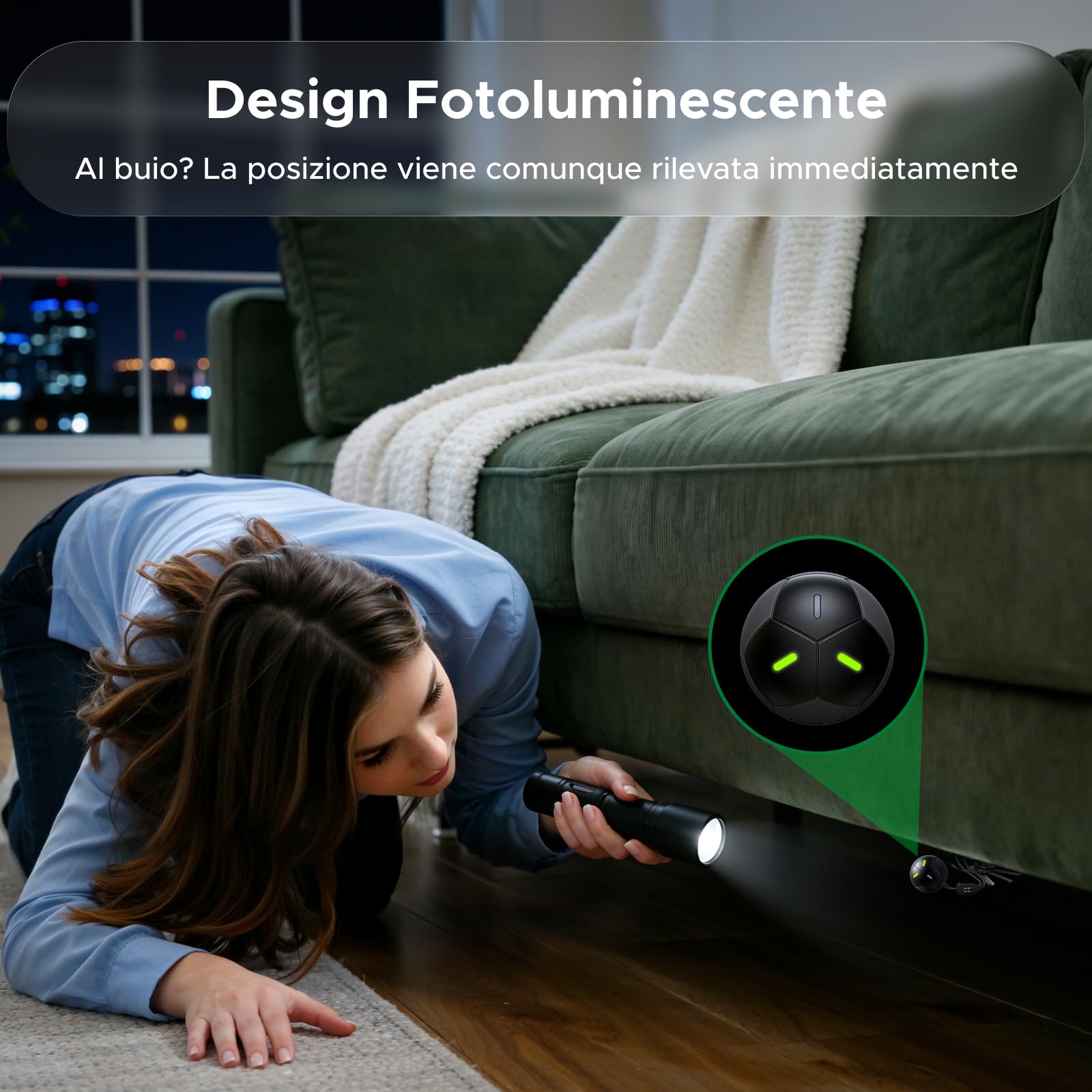 UGREEN FineTrack 2 Smart Finder 110dB Localizzatore IP68 Bluetooth Tracker per Chiavi Bagaglio