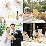 100 Boîte de flûtes de champagne en plastique4.5 oz Verres de Champagne transparents à la jante d'or, coupes de champagne jetables pour mariage Fête de douche nuptiale, fournitures de bar Mimosa