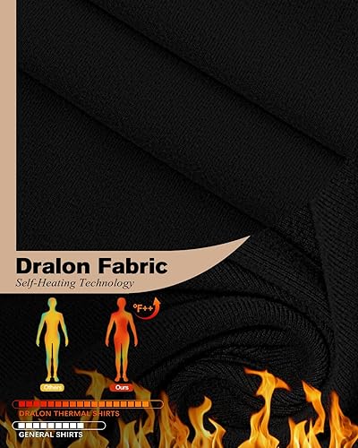 Miniatura 2 de Conjuntos de ropa interior térmica para mujer, pantalones largos de forro polar, capa base térmica, para clima frío, conjunto de camiseta e inferior