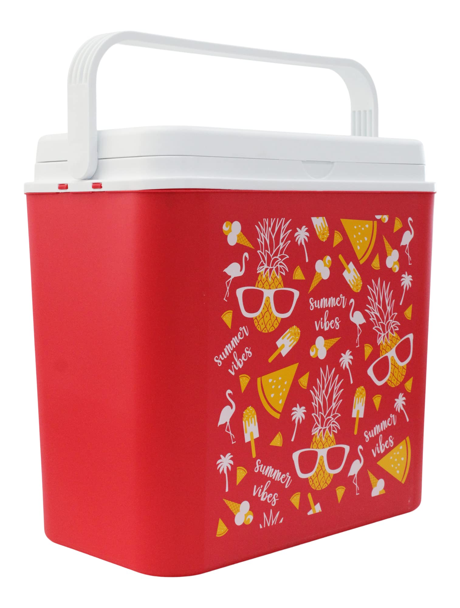 Rammento Premium Insulated Cooler Box - Large Capacity, 9 Hour Cooling, Locking Lid, Durable Freezer Box for Camping, Picnics, Beach Trips, and BBQs