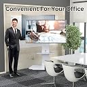 Wooden/Metal TV Stand Height Adjustable Floor TV Stand Holds Upto 55 inch LED/Smart TV's,TV Mount- Curved gallery image