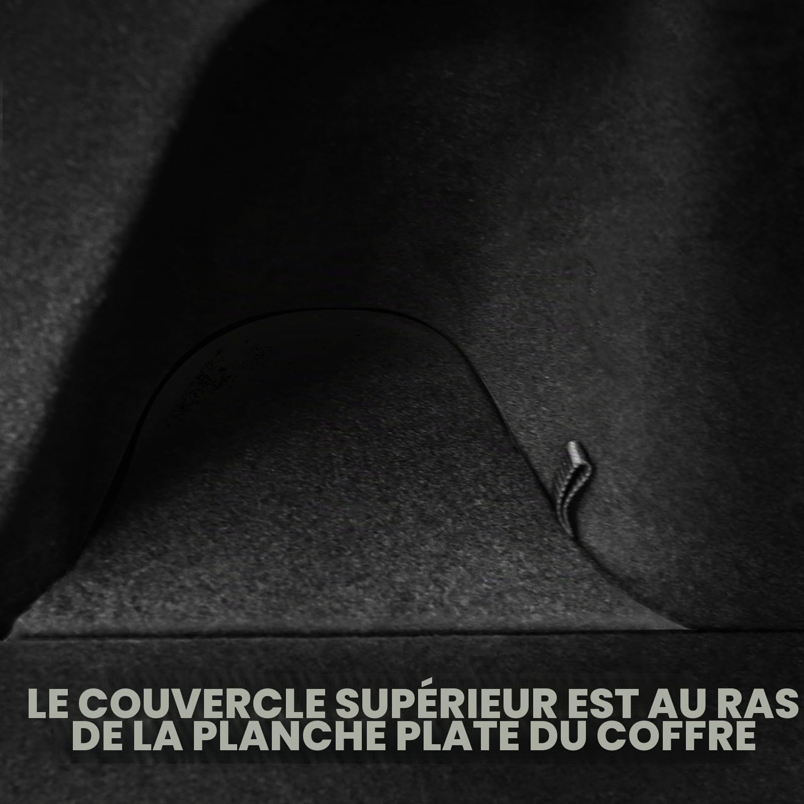 Lot de 2 bacs de rangement avec couvercles pour Tesla Model Y Juniper 2026 5 places, boîtes de rangement latérales en TPE, conteneurs de coffre arrière avec couvercles en daim, accessoires