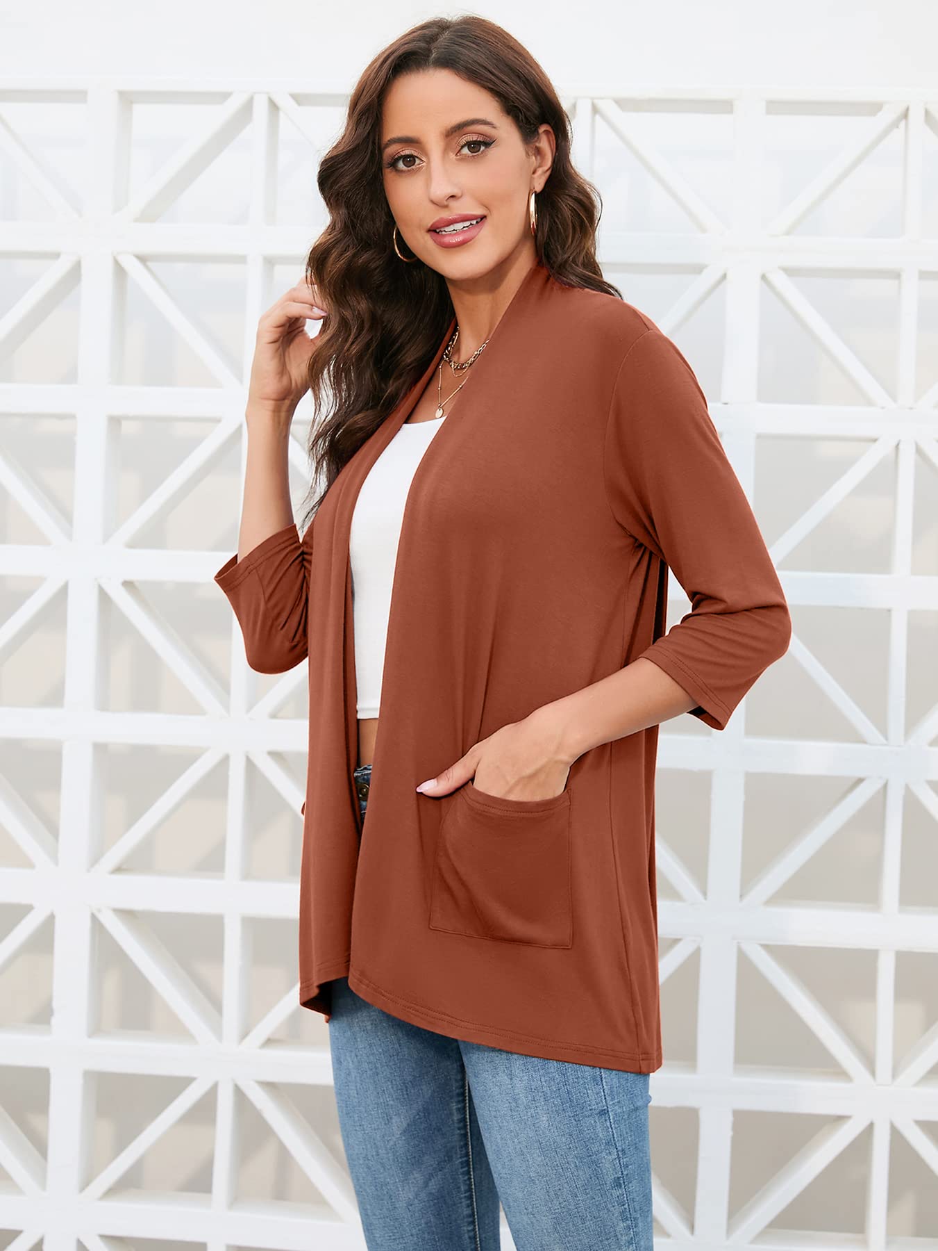 Cardigan estivo da donna, leggero, kimono da donna, corto, elegante, in chiffon, estivo, elegante, cardigan a maniche corte traslucido, cardigan a maniche corte, cardigan leggero, abbigliamento
