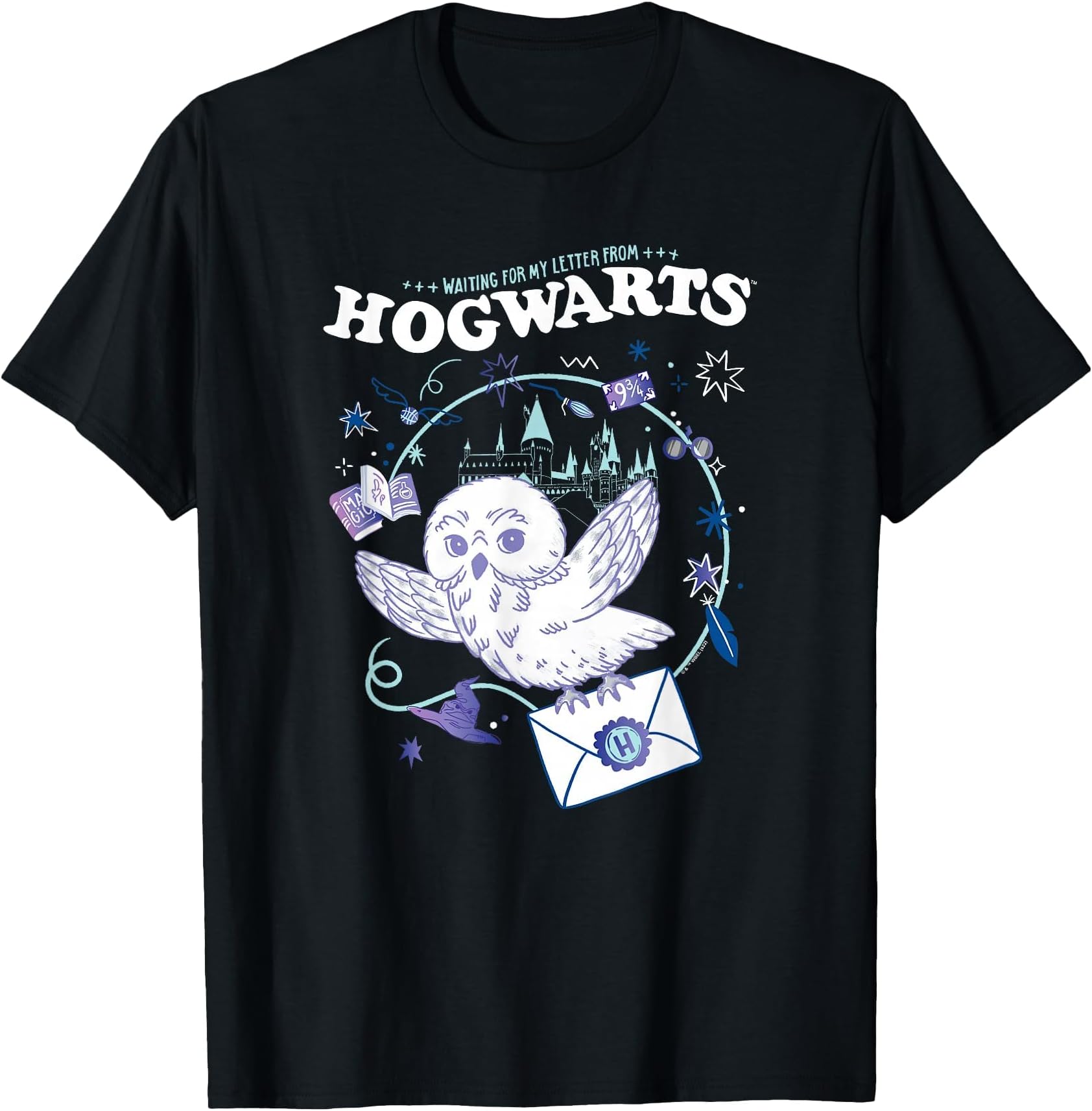 Deathly Hallows 2 Hogwarts Owl Messenger T-Shirt