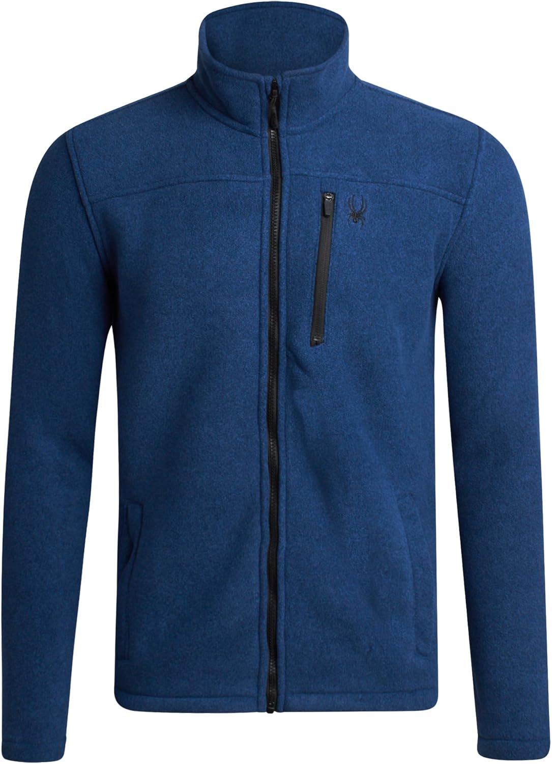 Spyder Mens Fleece Jacket - Full Zip Up Lightweight Sherpa Fleece Fall Mens Winter Jacket with Pockets for Outdoor Hiking - Image 4