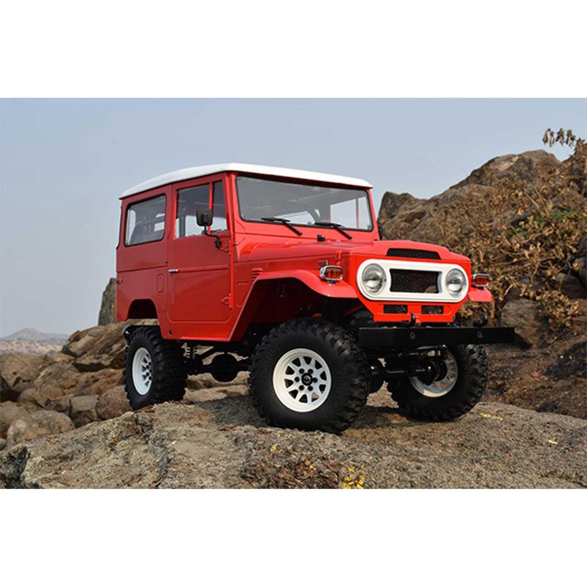 RC4WD GELANDE II RTR TRUCK W/CRUISER BODY SET (CZERWONY)