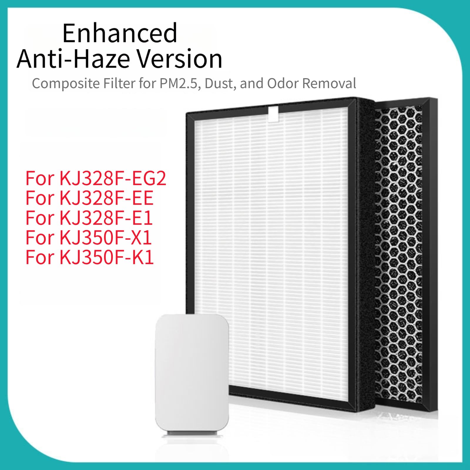 Filtro HEPA Ricambio Purificatore MERV17 Rimozione PM2.5 Filtro(G)