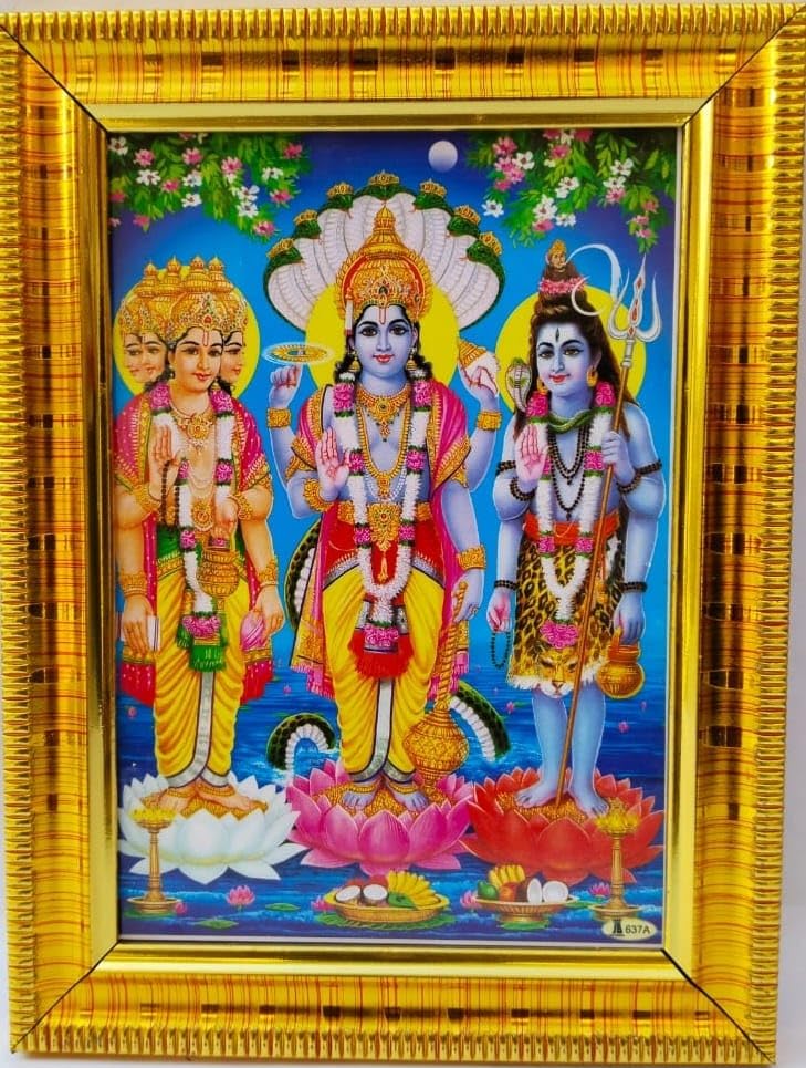 Hindu Gods Vishnu Shiva Brahma