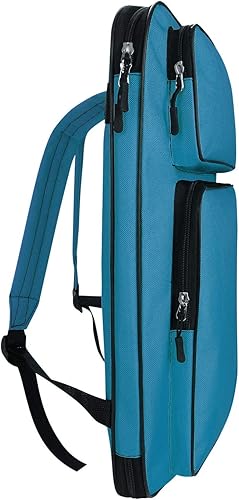 Miniatura 4 de ITODA Cartera de arte A3 Estuche de transporte Bolsa de mano de almacenamiento portátil de hombro Caja ligera para bloc de bocetos de 8 k