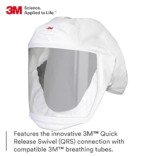 Miniatura 3 de 3M Versaflo - Funda para cabeza con suspensión integrada, S-133L-5, blanco, mediano/grande, 5 EA/Case