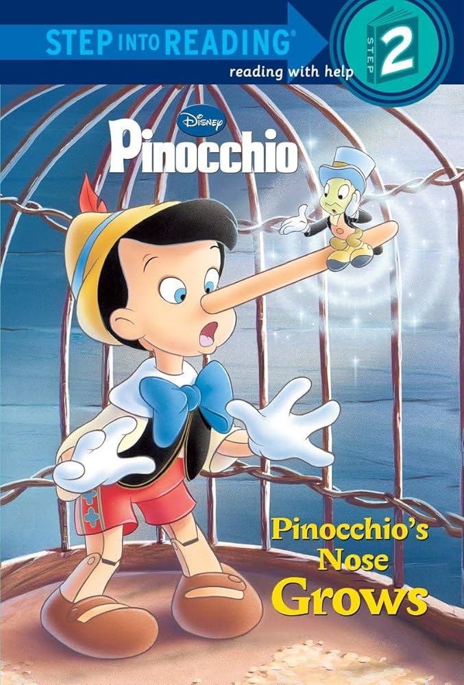 Amazon.com: Pinocchio's Nose Grows (Step-Into-Reading, Step