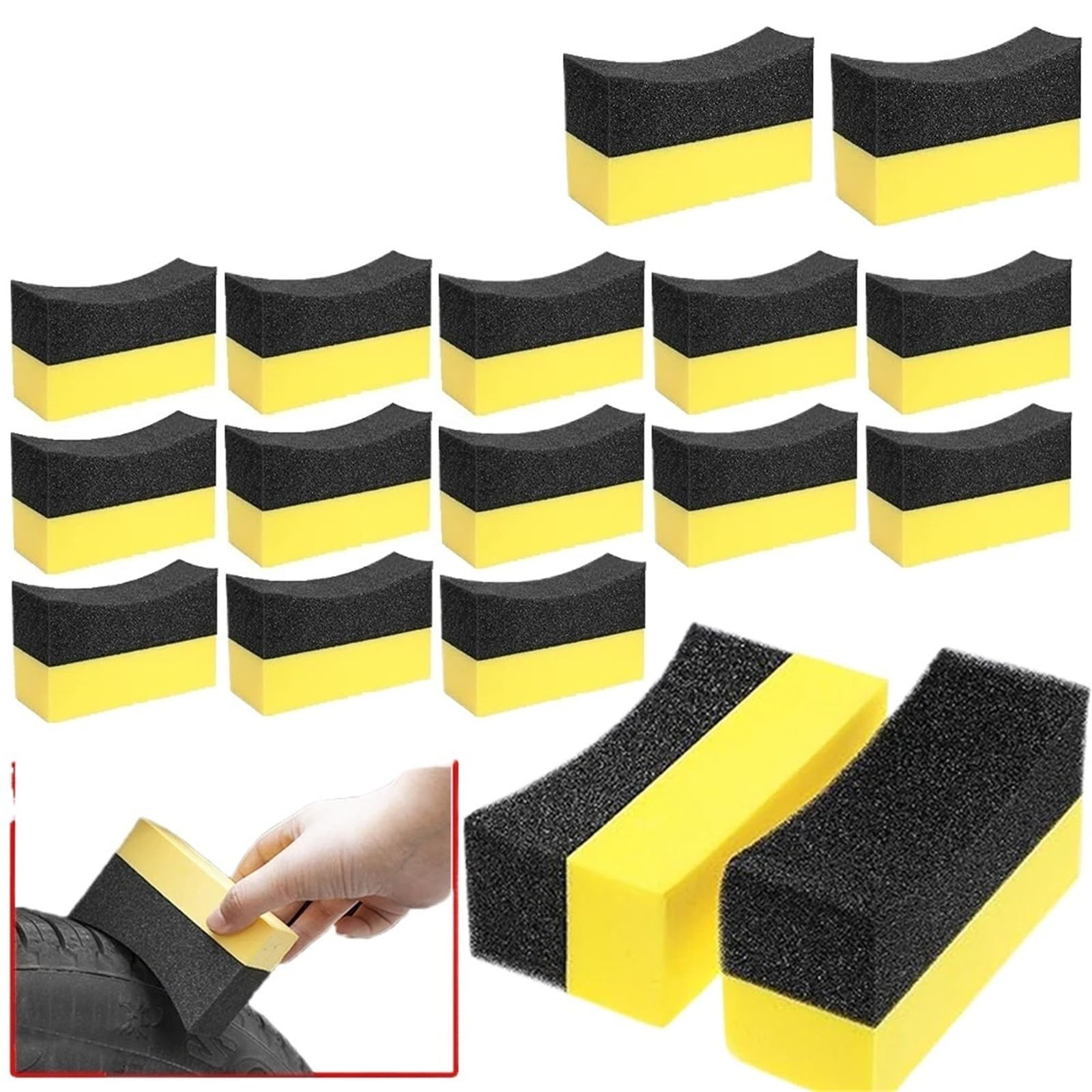 Spugne 1-30 pezzi spugna for pulizia spazzole for aspirazione acqua strumento for lavaggio domestico(30Pcs)