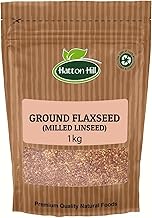 Ground Flaxseed (Milled Linseed) 1kg by Hatton Hill | Nutritious and Versatile Addition for Baking and Cooking