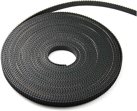 SBTRKT GT2 Timing Belt Wide 6mm Rubber 2GT-6/2GT-9mm Small Backlash for 3D Printer RepRap Mendel CNC 2GT Belt Pulley Size 1 Meter, Color 10mm