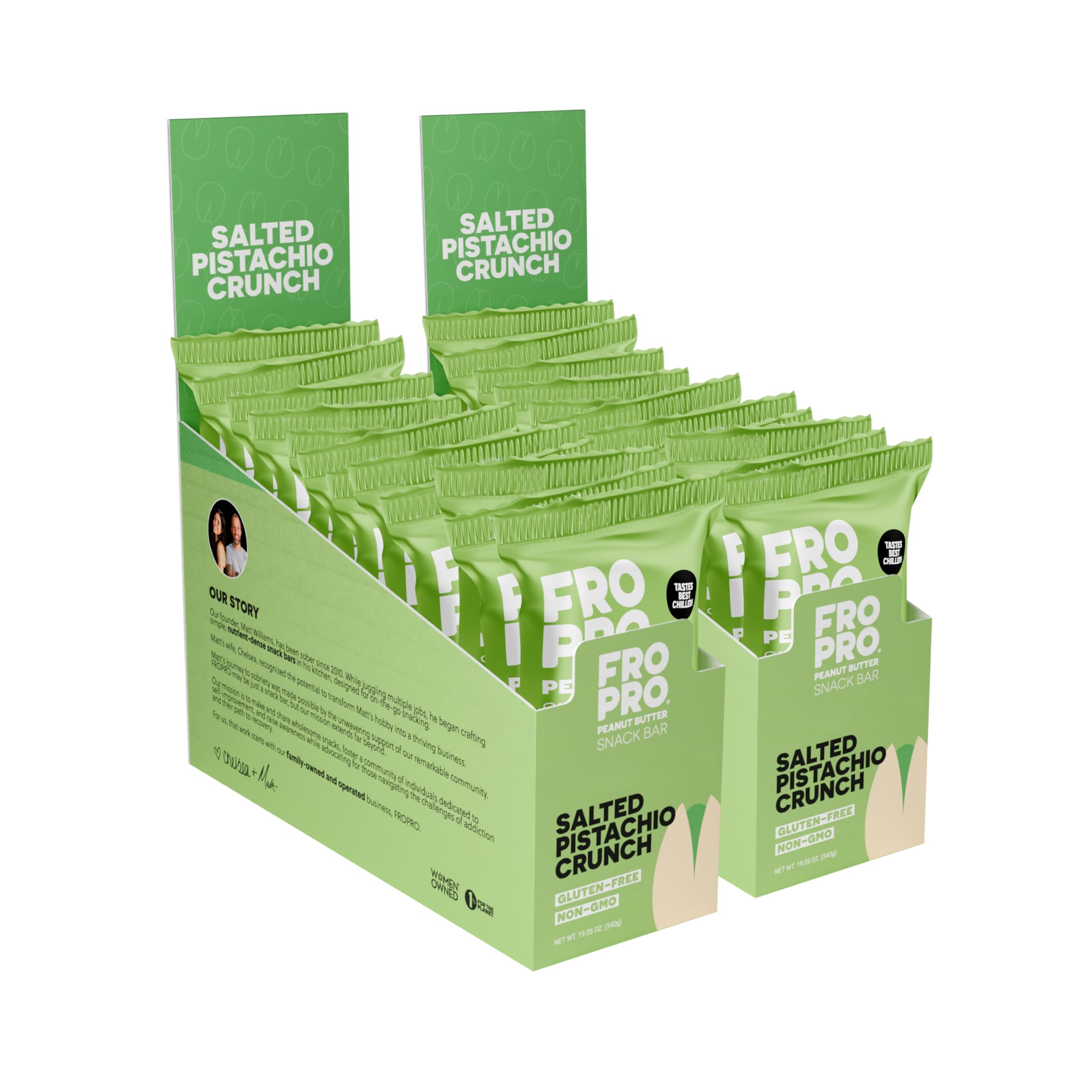 FROPRO Variety Sampler Plant Protein Bars, Gluten Free Snack Bars, 12 Pack — Amazon image 15
