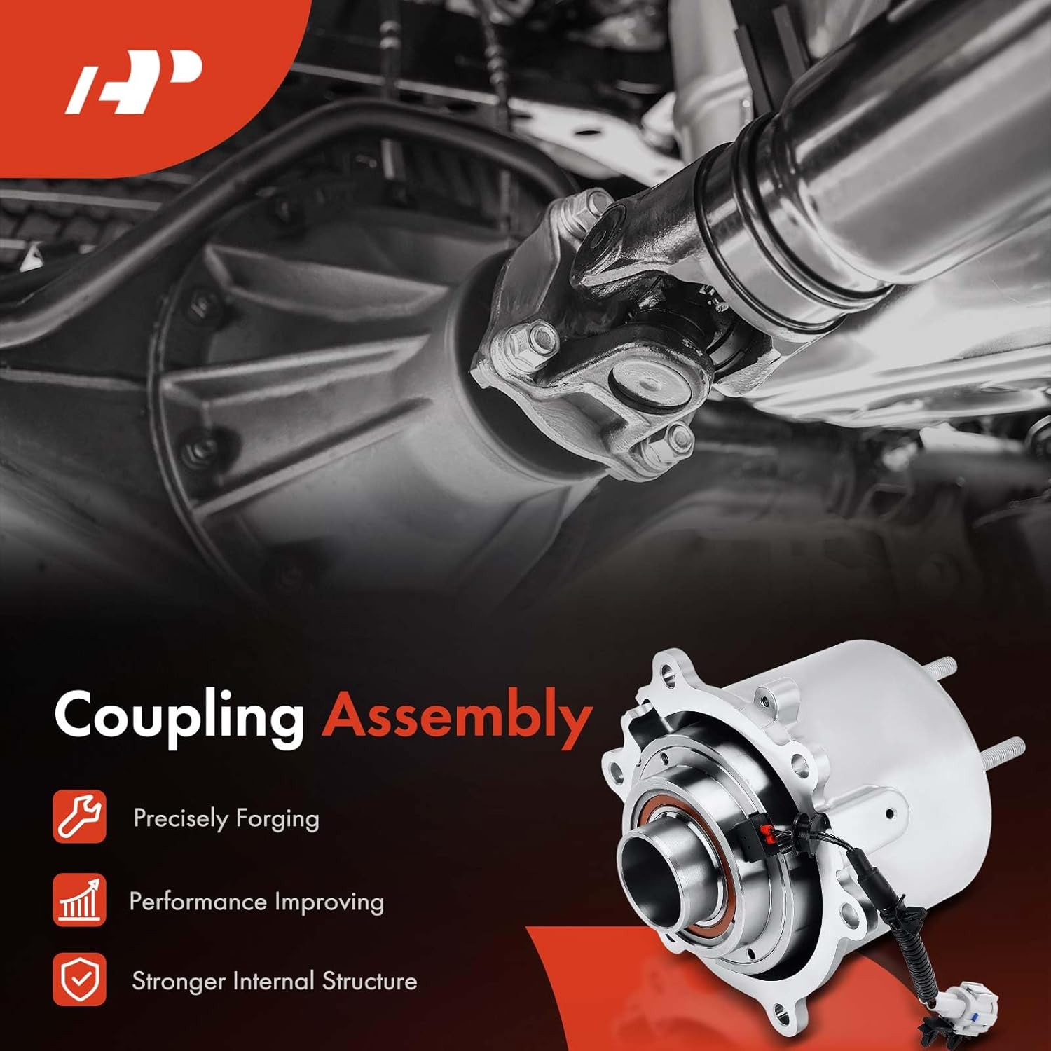 A-Premium Rear Differential Viscous Coupling Assembly Compatible with Nissan Pathfinder 2013-2019 & Infiniti QX60 2014-2020, JX35 2013, 3.5L, Replace# 387613KA0A