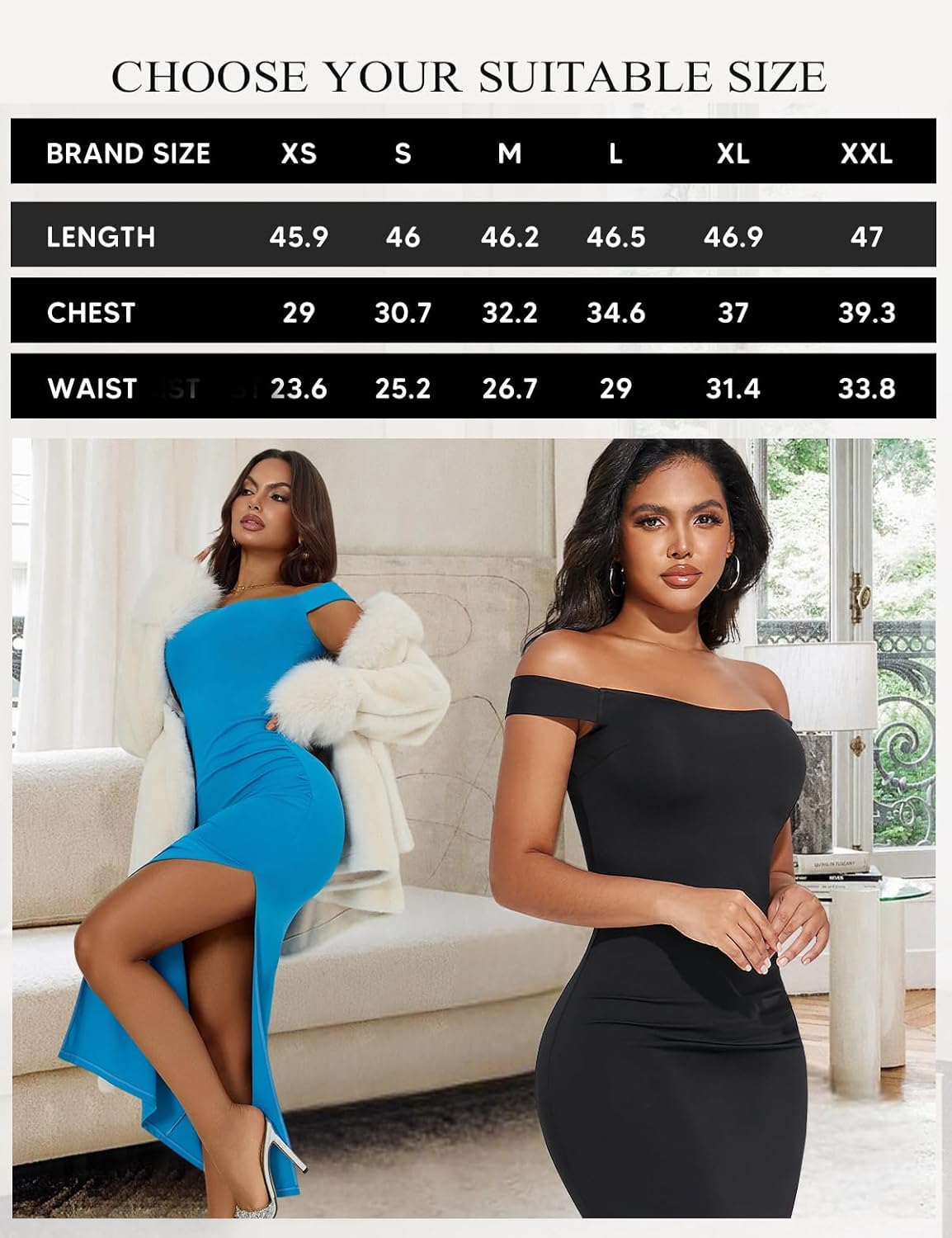 Summer Dress for Women Sleeveless High Split Formal Cocktail Wedding Guest Party Maxi Long Bodycon Dress - Image 6