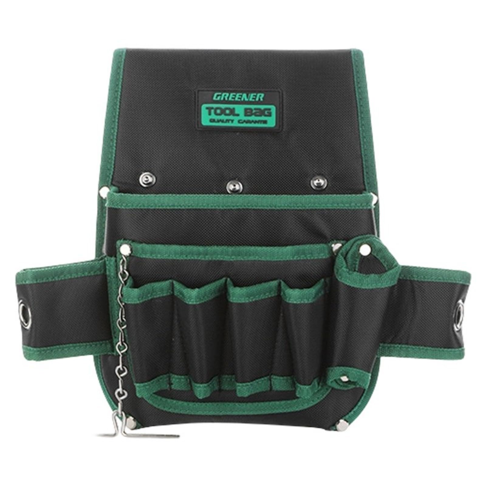 Large Opening Utility Waist Pouches Secure Fastening Reinforced Base Construction Home Carpenter Tools