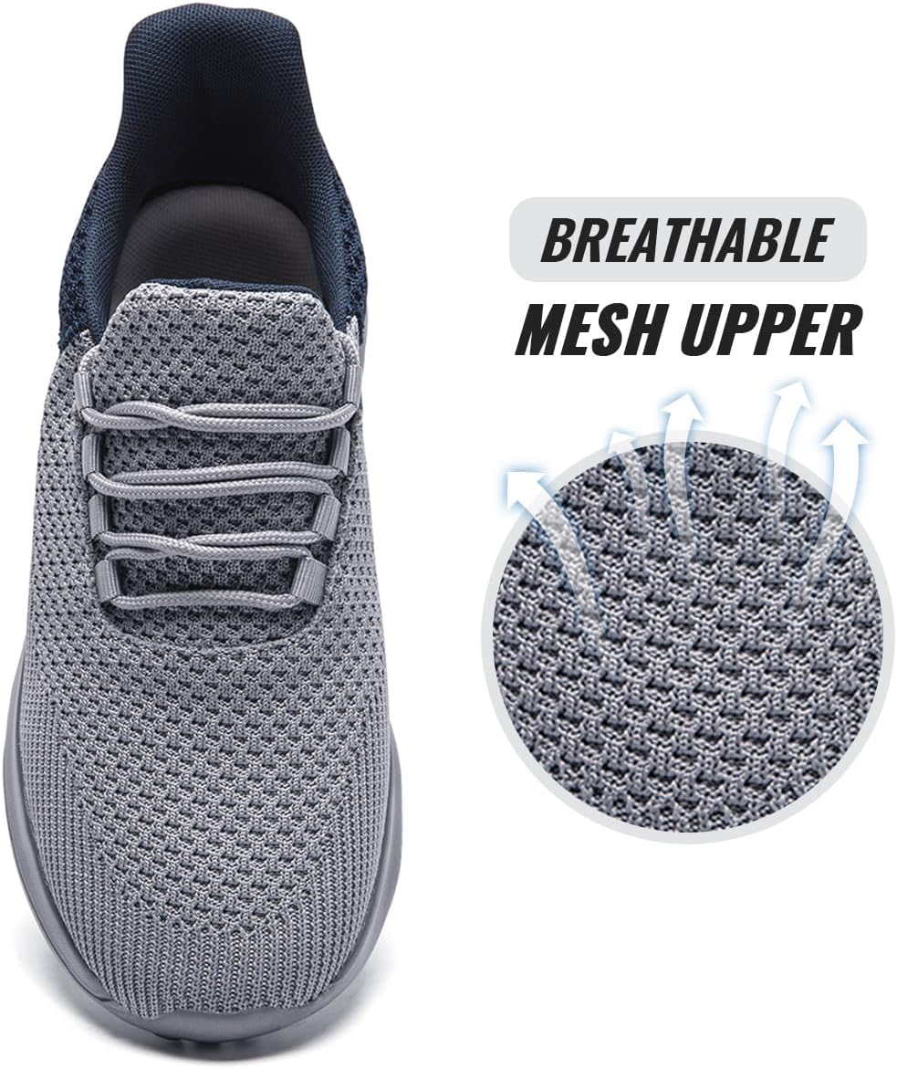 VGPSFN Mens Trainers Running Walking Shoes Tennis Sport Gym Sneakers Casual Comfortable Lightweight Non-Slip Breathable Fashion Workout Shoes 4 716GMVINAIL. AC SL1200