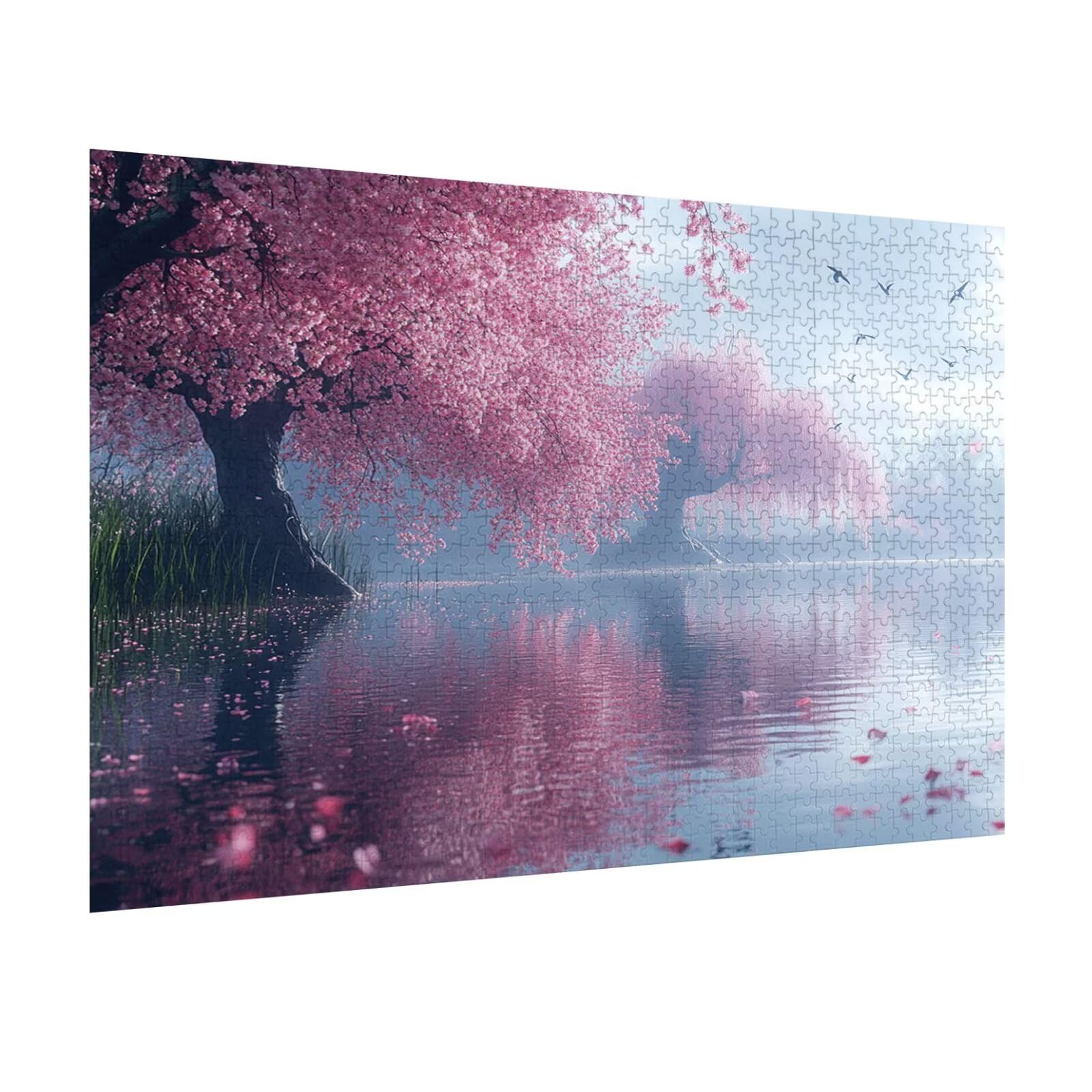 Puzzle 3000 Piezas Cerezo en Flor Puzzle de Madera Desafiante, n-869