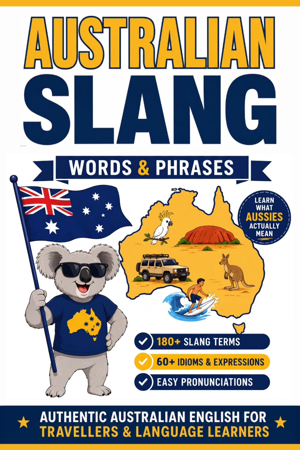 Australian Slang Words & Phrases: A Dictionary to Learn Aussie Lingo with Definitions, Examples, and Pronunciations