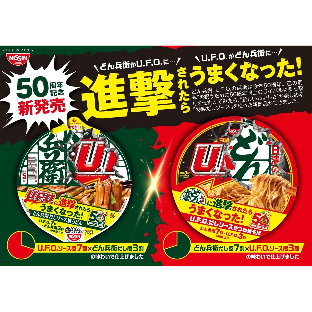 Amazon.co.jp: どん兵衛 汁なし だしソース焼うどん 93g ×12個 [日清