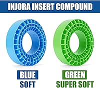 Vista 6 de INJORA Espuma de inserciones de goma de silicona para neumáticos de 4.173-4.252 in 1.9" (azul)