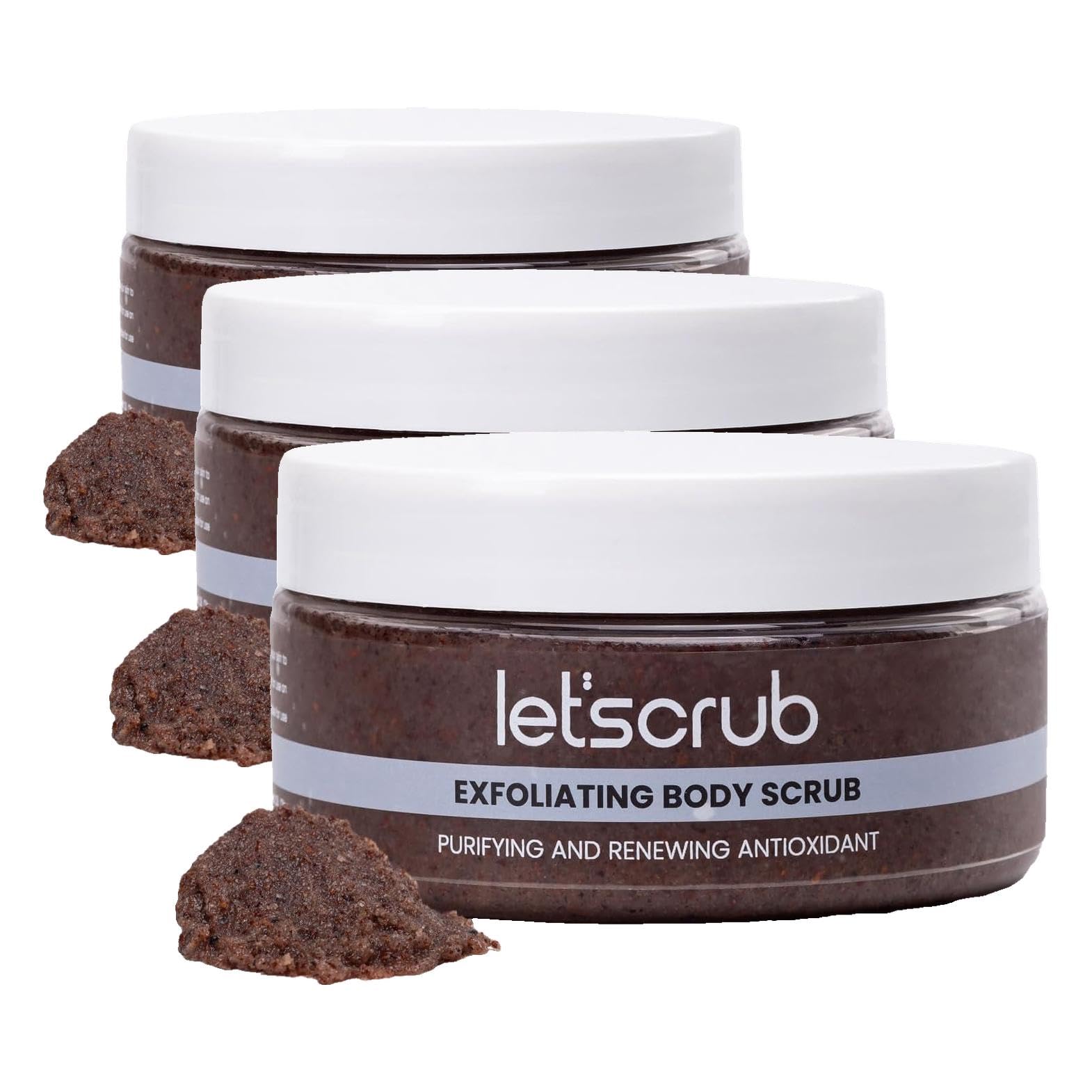 Let'scrub Antioxidant Vücut Peelingi Üzüm Çekirdekli Arındırıcı Ve Yenileyici Body Scrub 280 gr (3 paketi)