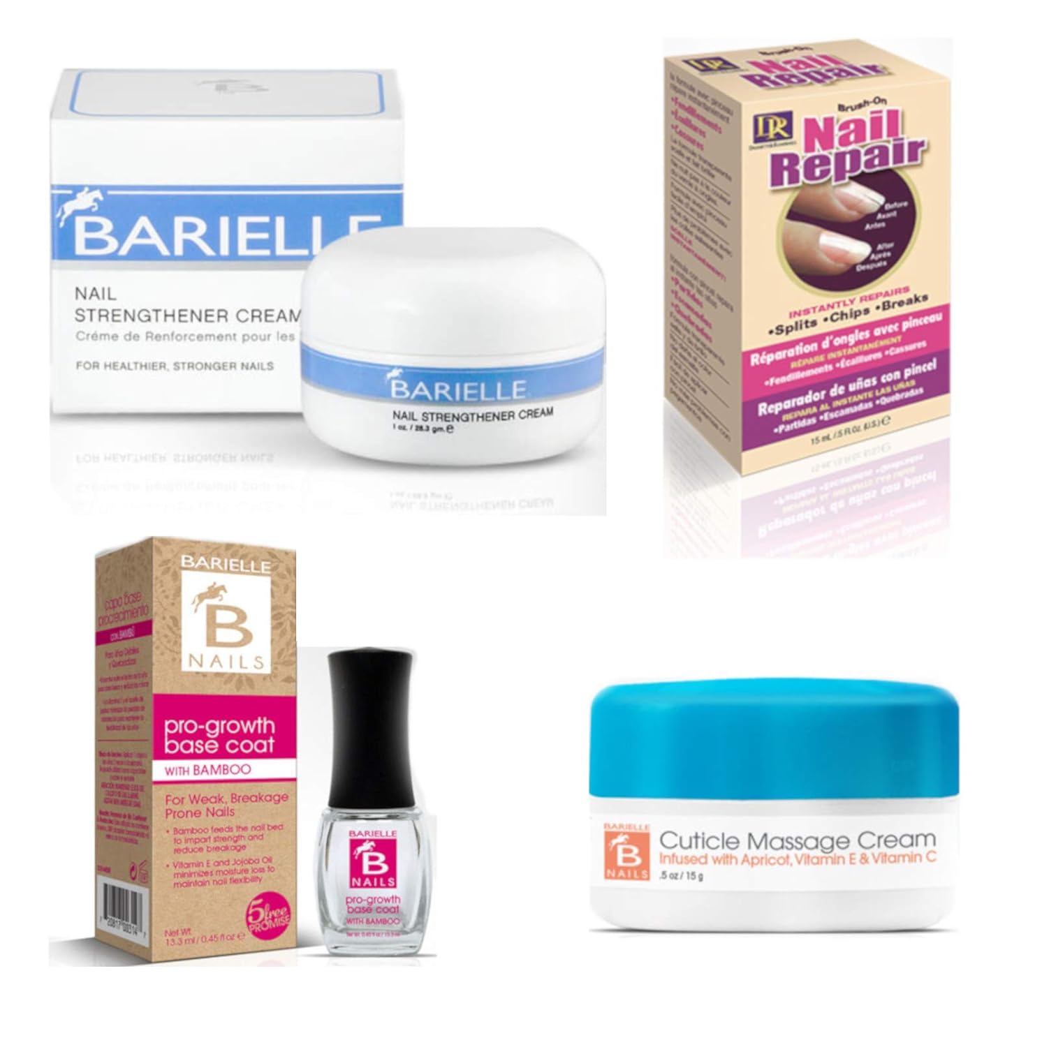 Bootcamp To Strengthen Nails 4-Piece Nail Care Nail Strengthening and Nail Repair Collection