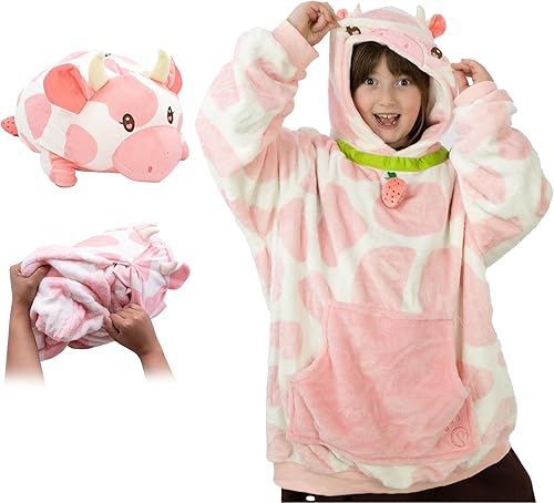Miniatura 7 de Blanket Hoodie - Blanket Hoodie for Kids - Wearable Blanket KidsPlush Blanket Pillow
