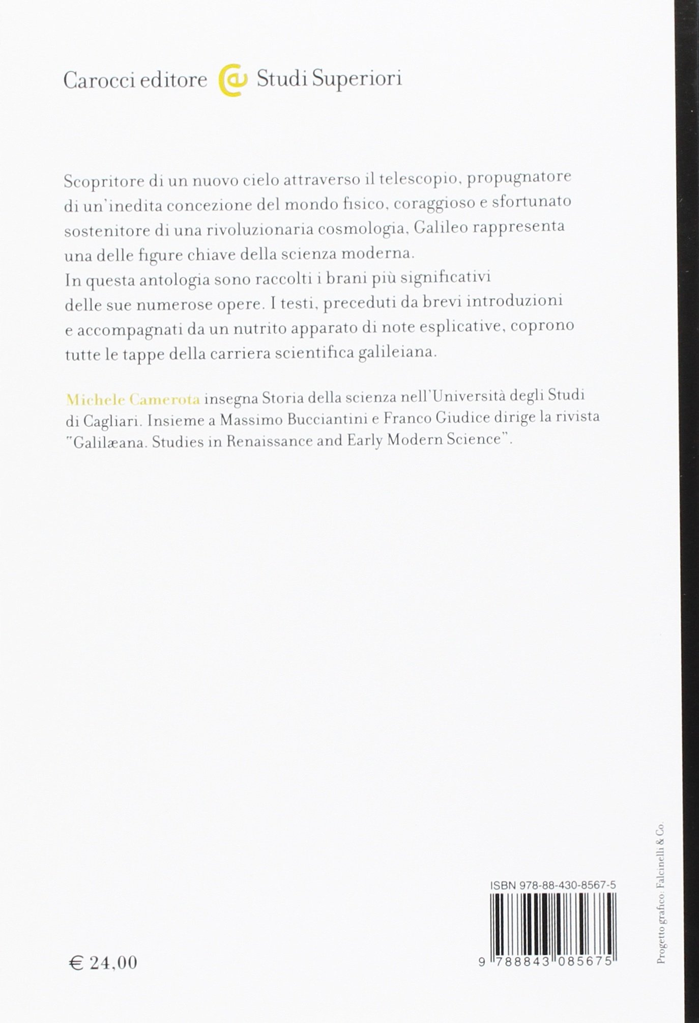 Galileo Galilei. Antologia di testi