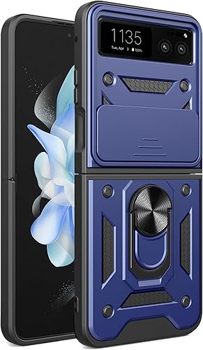 Vista 230 de Carcasa de soporte compatible con Motorola Razr 2023, con cubierta deslizante para lente de cámara compatible con Motorola Razr 40 5G 2023 XT2323-1