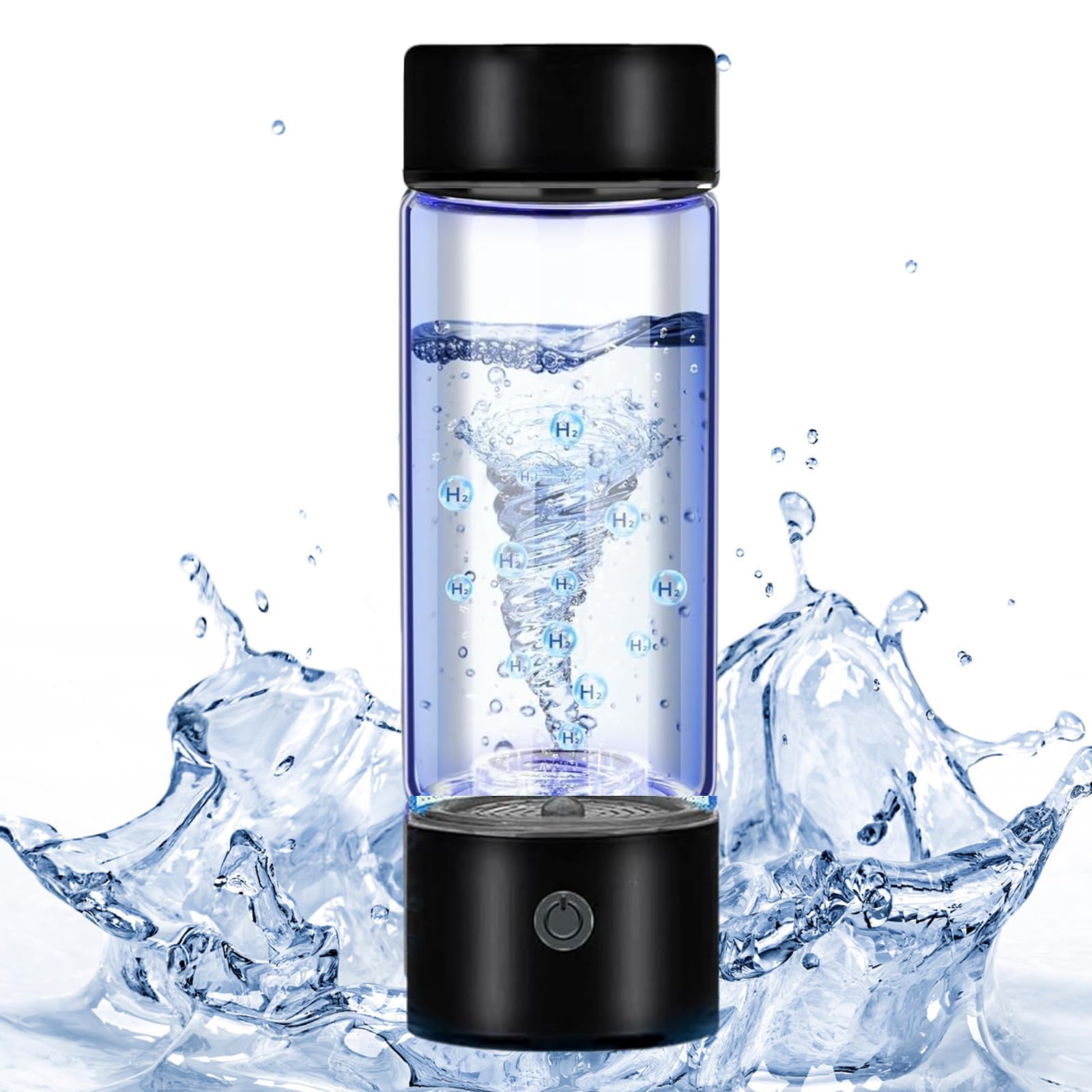 Amazon.com: NuRich Echo NuRich Flask Hydrogen Water Bottle, 420ml