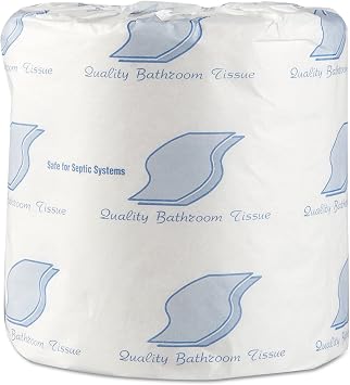 GEN 218 Standard Bath Tissue, 1-Ply, 1000 Sheets, 96/Carton