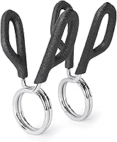 Vista 1 de Marcy Olympic 2-Inch & Standard 1-Inch Barbell Spring Clip Collar Pair – Secure Weight Clamps for Safe Weightlifting, Powerlifting & Strength