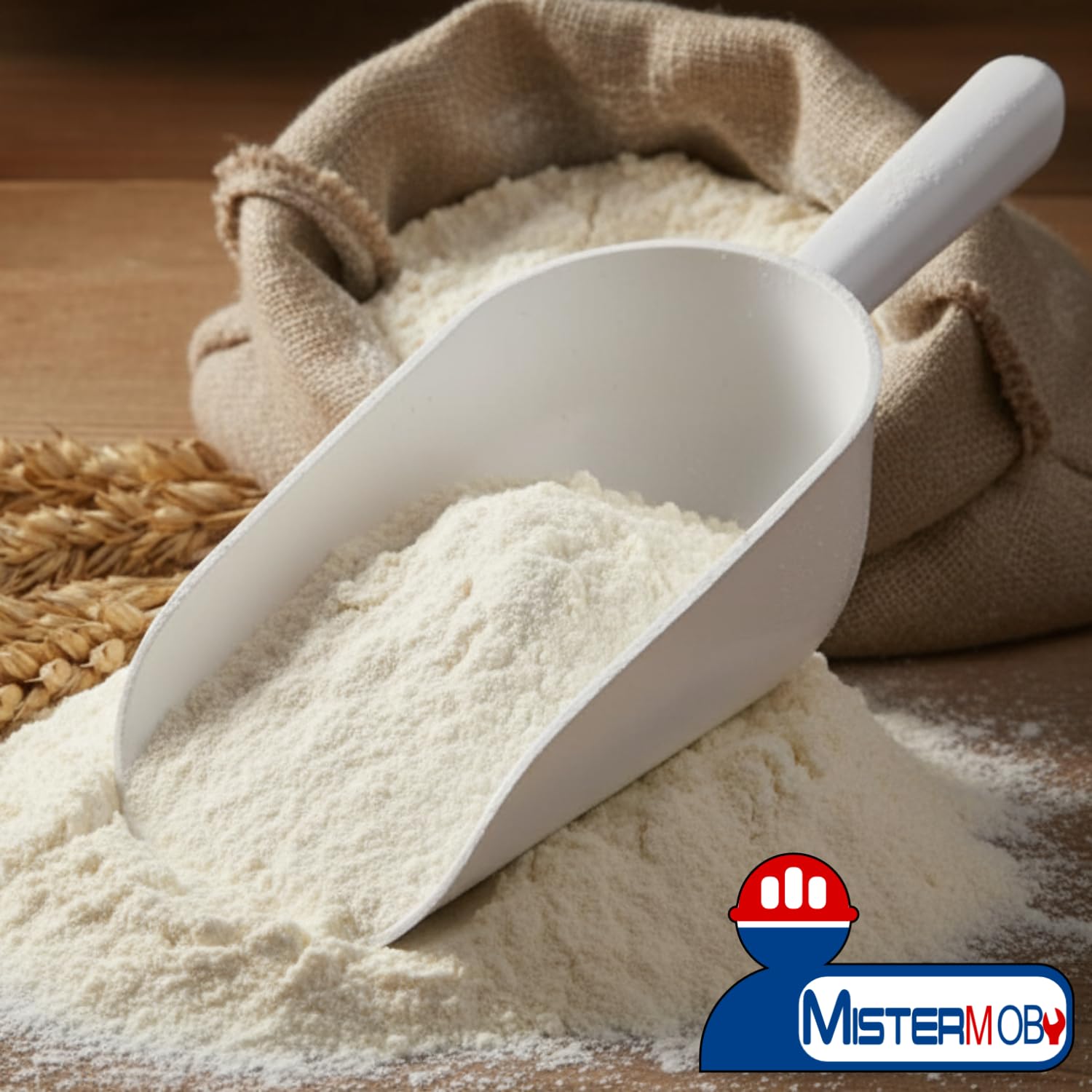 MISTERMOBY Paletta Alimentare Rinforzata 38 CM per Farina Cereali Legumi