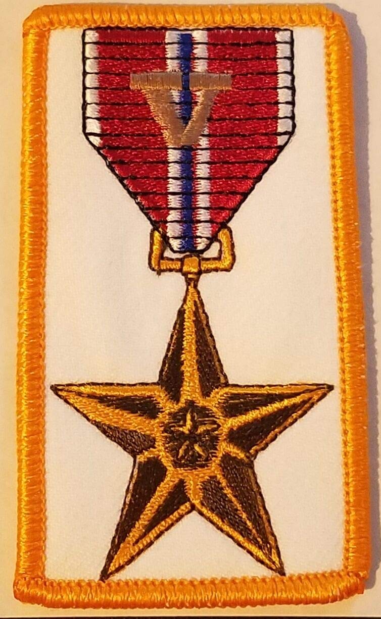 Bronze Star Vietnam Veteran Ribbon Medal – 5-Pack Embroidered Military Patch