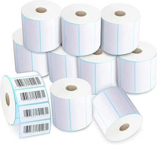 Etiquetas de dirección Etiquetas térmicas 2 x 1 etiquetas adhesivas fuertes para impresora térmica compatibles con impresoras DYMO, Rollo, Zebra de