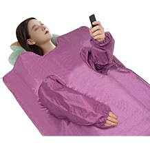 Sauna Blanket Portable Far-Infrared Heating Detox Therapy Home Salon Spa Body Slimming 35-80 C Saunalux Infrared Sauna Blanket for Home, Purple