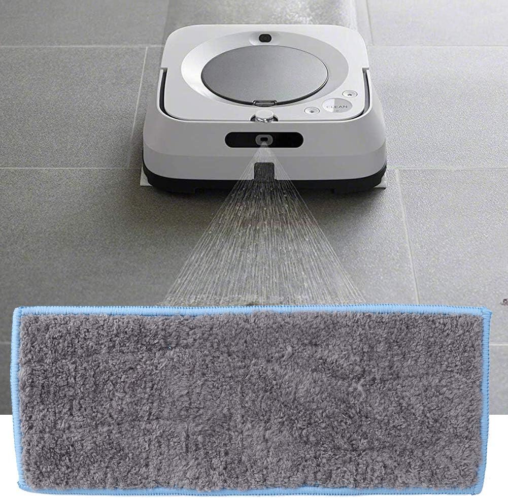 Robot Cleaning Mop Cloth, Mop Cleaning Cloth Spare Parts Fits Braava Jet M6, Say Goodbye to Dirty and Dusty Floor(A)