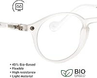 Vista 26 de DIDINSKY readers presbyopia reading glasses anti blue light for men and women. Rubber touch, flexible temples and anti-reflective lenses. Graphite