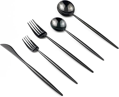 Miniatura 10 de 1810 cubertería de acero inoxidable, acabado de espejo, apto para lavaplatos, Rosa