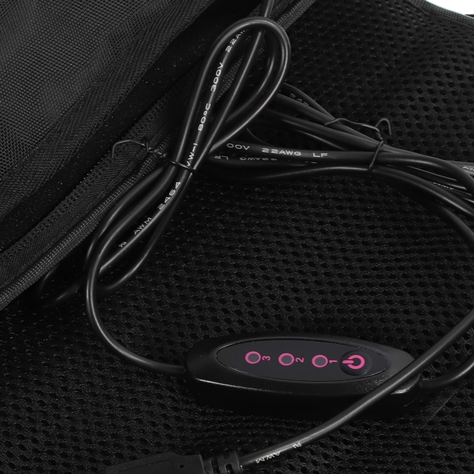 KIMISS Cojín Universal Negro para Asiento de Coche, Cojín Transpirable para Silla para Niños, Uso en Verano