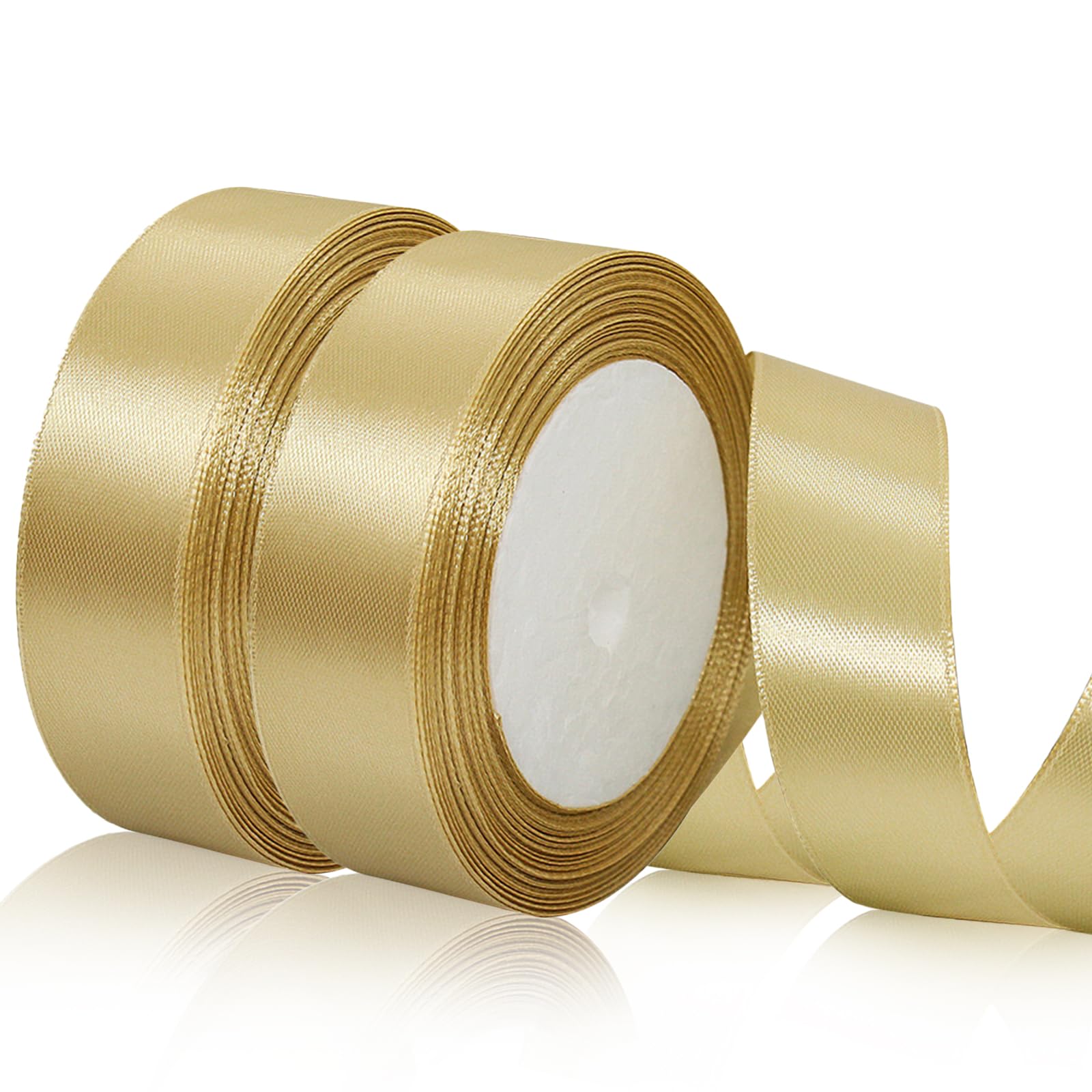 Cinta Dorada De 500 Yardas, Cinta De 0.197 In, Cinta Dorada Brillante Para Manualidades, Cinta Metálica Con Purpurina Para Regalos, Cumpleaños, Navidad, Año Nuevo, Decoración De Fiesta De Boda